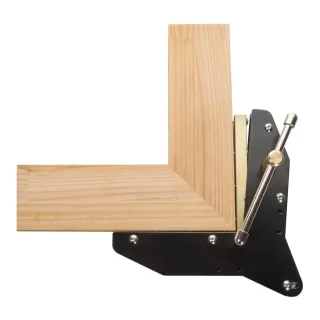 Woodworking Miter Clamp Max Corner Clamp Gauge Heavy Steel Solid Brass Black Woodworking Tool for Door Window Casing Pho