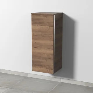 Sanipa 3way Mittelschrank mit 1 Tür, Eiche-Tabak, BR12050 BR12050