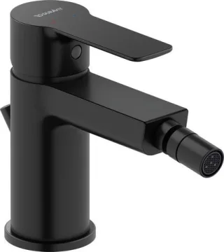 Duravit D-Code Einhebel-Bidetmischer Schwarz DC2400011046