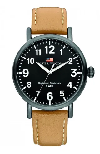 River Woods Delaware Braun Herren Armbanduhr RW420037