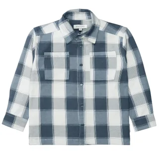 STACCATO - Kn.-Overshirt deep navy karo - Gr. - 134
