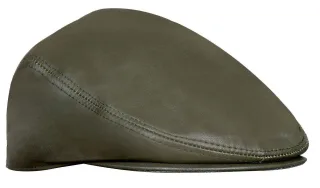 Peaky Blinders Newsboy-Flachhut aus Leder für Herren