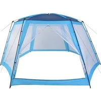 vidaXL Poolverdeck, Pool-Zelt 660x580x250 cm Blau