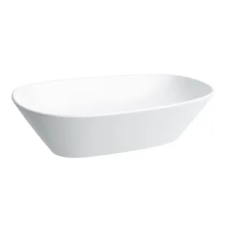 LAUFEN Palomba Waschtisch-Schale 8168020001121 52 x 38cm, weiss, ohne Hahnloch und Überlauf
