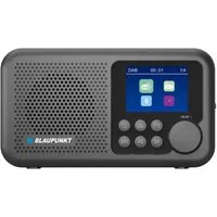 Blaupunkt DR8 Tragbares Radio FM DAB+ Bluetooth-Wecker Radio (DAB+-Radio, 2 W, Kopfhörerausgang, 2,4 Zoll Farbdisplay, Uhr- und Weckfunktion)