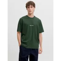 Jack & Jones Rundhalsshirt JORNORREBRO EMB TEE SS CREW NECK NOOS Baumwolle, locker geschnitten