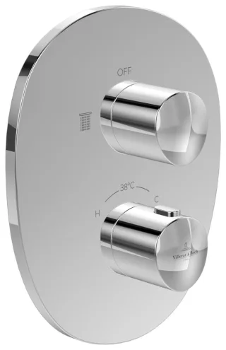 Villeroy & Boch Unterputz-Thermostat 1-Mengereg Antao 184x221x134mm Chrom TVS11100100061