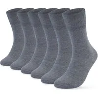 sockenkauf24 Gesundheitssocken 6 Paar Herren & Damen Socken ohne Gummibund und ohne Naht Diabetiker geeignet WP