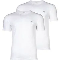 Emporio Armani T-Shirt Herren T-Shirt 2er Pack Baumwolle CORE LOGOBAND (Packung, 2er Pack)