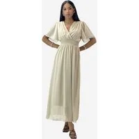 Elara Maxikleid Sommer-Maxikleid mit V-Ausschnitt (1-tlg)