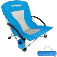 KingCamp Campingstuhl Strand Liege Stuhl Camping Klapp - Falt Sessel Nie