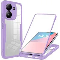 Tec-Expert Handyhülle 360 Grad Hülle für Xiaomi Redmi 13C 6.74 Zoll, 6.74, Rundum Schutz Cover Case Hülle robust