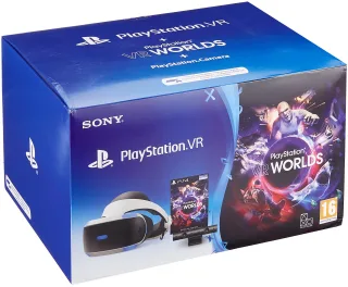 Sony PlayStation VR Bundle [inkl. VR Worlds + Sony Kamera] schwarz/weiß