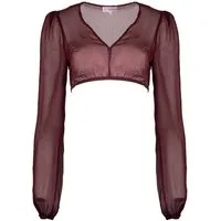 MarJo Dirndlbluse Dirndlbluse Salching bordeaux