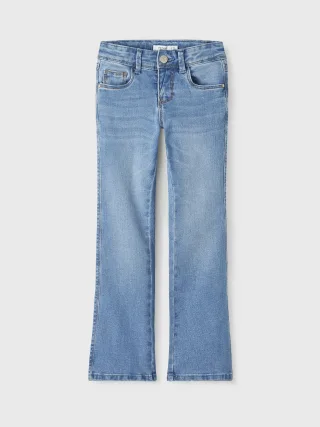 NAME IT - NKFPOLLY SKINNY BOOT JEANS 1142-AU NOOS Medium Blue Denim - Gr. - 104