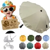 BambiniWelt by Rafael K. Kinderwagen-Sonnenschutzhülle Sonnenschirm Sonnenschutz für Kinderwagen Buggy Jogger universal UV50+, UV 50+ Schutz