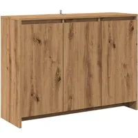 vidaXL Sideboard Sideboard Artisan-Eiche 102x33x75 cm Holzwerkstoff (1 St)