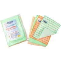 AQUA CLEAN AQUA CLEAN Aqua Tuch Systemreinigung 4er Set Reinigungstücher (Microfaser, Glas, Spiegel, Fenster, Chrom Küchenfronten uvm)