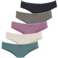 Vivance Brasilslip (5er-Pack) aus elastischer Baumwolle