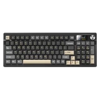 Yindiao Y95 Tri-mode Mechanical Keyboard with Color Screen and Multifunctional Knob Hot-swap Gasket Structure 8000mAh Ba