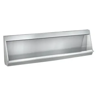 KWC Aquarotter Reihenurinal, CAMPUS, Edelstahl V2A, 1800x515x235 mm, Siebablauf mittig, 2000056969 2000056969
