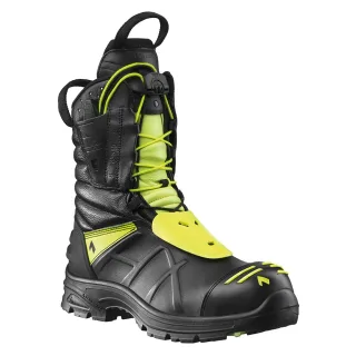 Feuerwehrstiefel | HAIX | Fire Eagle | ultraleicht | schwarz/gelb | hitzeresistent | Zwei-Zonen-Schnellverschluss | CROSSTECH® | bequem | robust EU35 / UK3