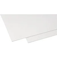 GUTTA Schneide- und Abdeckplatte Gutta Hartschaumplatte 25 x 50 cm, 3 mm, weiß, Kunststoff