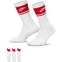 Nike Sportsocken U NK ED ELVD CRW 3P FTA ST-144 mehrfarbiges Design, in den Größen S, M, L und XL erhältlich