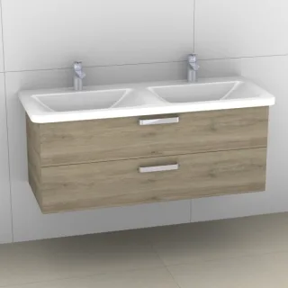 Artiqua 412 Waschtischunterschrank für Tonic II K0871, K0873, K0874 Sanremo Eiche quer NB, 412-WU2L- 412-WU2L-I52-7144-428