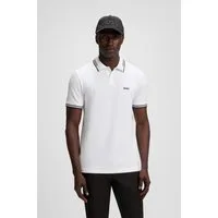 BOSS GREEN Poloshirt Paul Stretch-Baumwoll-Pique mit Polokragen