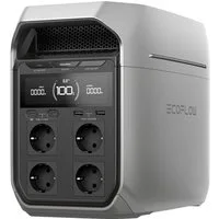 Ecoflow ECOFLOW Tragbare Powerstation DELTA 3 Series Powerstation, 0-100 % in 56 Minuten, 1 800 W (3 600 W Spitze) Solargenerator