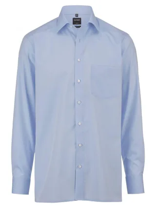 OLYMP - Olymp Luxor Modern Fit: Hemd blau - Gr. - 39