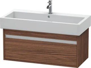 Duravit Ketho Waschtischunterbau wandhängend Nussbaum dunkel Matt 950x440x410 mm - KT668802121 KT668802121