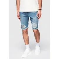 OMBRE Jeansshorts Denim-Shorts für Männer mit Rissen und Löchern