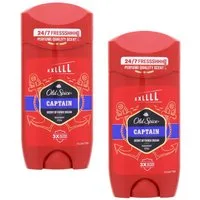Old Spice Deo-Stift 2 x Old Spice Captain Deostick XXL je 85ml Deo für Männer 24/7 Frische