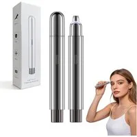 Vashoy Augenbrauenrasierer Augenbrauen trimmer damen, LED-Beleuchtung, geräuschloses Design, lange Akkulaufzeit, 3-tlg., umfassende Augenbrauenpflege mit einem Klick, Augenbrauenrasierer elektrisch