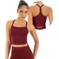 Smilodox Tanktop Vonda, Crop Top Damen, Sport-Top für Gym,Yoga & Freizeit Racerback, Seamless, Shaped Fit, Rundhals, atmungsaktiv