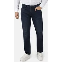 Stooker Men 5-Pocket-Jeans Frisco Thermo Straight Fit Jeans Straight Fit Casual Clean Wash Denim Thermo Effekt für Herren