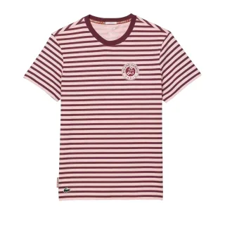 Lacoste - "Roland Garros Edition" T-Shirt für Herren/Damen Unisex, Tennis, Regulär (Pink)