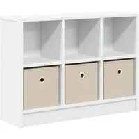 vidaXL Sideboard Sideboard mit Schubladen Weiß 73,5 x 22,5 x 53,5 cm (1 St)