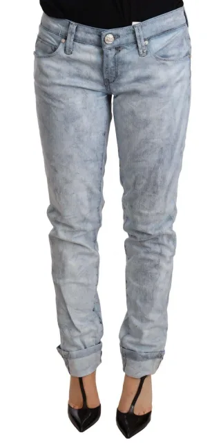 Acht Skinny Acid-Wasch Jeans