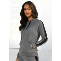 Bench. Loungewear Kapuzensweatshirt mit Seitenstreifen und Kängurutasche, Home- und Loungewear Serie