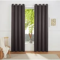 OTTO home Vorhang SOLA (1 St), Ösen, verdunkelnd, Polyester, blickdicht, Ösen-Aufhängung, wärmeabweisend, 1er oder 2er Set