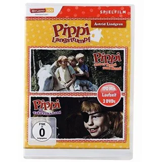 DVD Familien-/Kinderfilm-Doppelpack: "Pippi Langstrumpf außer Rand und Band" & "Pippi Langstrumpf im Taka-Tuka-Land" (nach Geschichten von Astrid Lindgren)