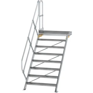 Munk Treppe mit Plattform 45° Stufenbreite 1000 mm - 600468