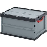 AUER Packaging GmbH Werkzeugkoffer AUER Faltbox mit Deckel FBD 64/32, 60 x 40 x 32 cm (4 St), stapelbar