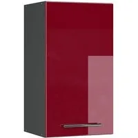 Vicco Hängeschrank Fame-Line, Bordeaux Hochglanz/Anthrazit, 40 cm (1-St)