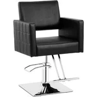 Physa Armlehnstuhl Friseurstuhl Fußstütze höhenverstellbar Barber-Stuhl 150 kg Ribbleton, Schwarz