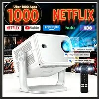 OSCAL 2026 Native 1080P Beamer 4K, Autofokus & Sprachsteuerung Heimprojektor Beamer (3000 lm, 1500:1, 1920 x 1080 px, 4K+1080p Full HD, Autofokus, Android 13,Automatische Trapezkorrektur)