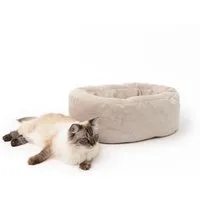 LucyBalu Tierbett DINGHY Katzenbett waschbar, Katzen Schlafplatz, Katzenkissen